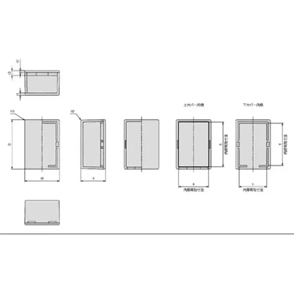 Kawamura Electric Plastic Case Small Low-Cost type SW Series >SW-N55G