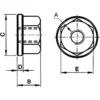 Imao Corporation Flange Nut > FN-M16 - Image 2