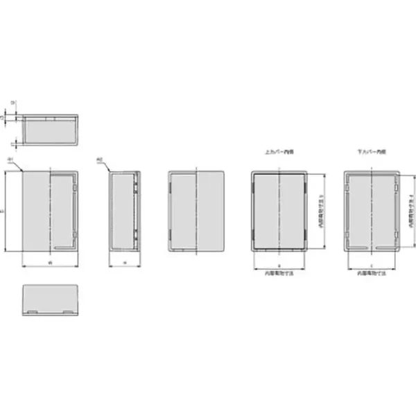 Kawamura Electric Plastic Case Small Low-Cost type SW Series >SW-N65G - Image 2
