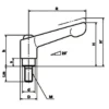 GEO.PRINCE TAKESHITA  Clamp Lever LDM-5-20-SG - Image 2