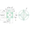 JTEKT Precision Bearing (HIC) Bearing Holder Set with Snap Ring, In-loadable Type, Round Shape, Lead-free Electroless Nickel Plating > DCIM-6206ZZ - Image 2