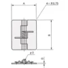 LAMP(Sugatsune) Spring Hinge >TH-61-2 - Image 2