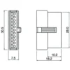TYCLON Intermediate Connection Connector SM Series Receptacle Housing > SMR-11V-B - Image 2