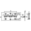 LAMP(Sugatsune) Heavy-Duty Iron Hinge(Unfinished) > 888-89N - Image 2