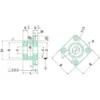 JTEKT Precision Bearing (HIC) Bearing Holder Set Loadable Direct Mount Type Square Lead-Free Electroless Nickel Plating > DSM-6005ZZ - Image 2