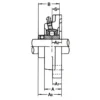 NSK (Nippon Seiko Kabushiki Kaisha) Square Flange Type Unit > UCF202 - Image 3