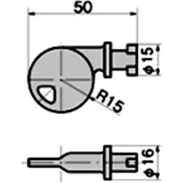 GEO.PRINCE TAKESHITA  Key  handle #0062-H - Image 3