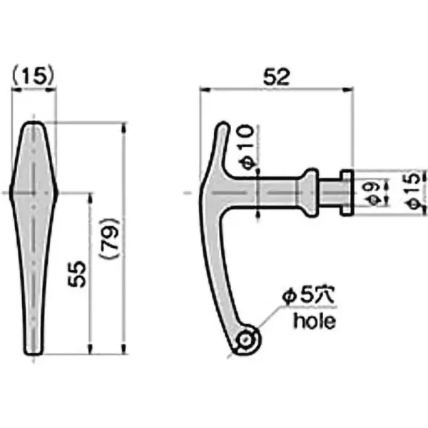 GEO.PRINCE TAKESHITA  Key  handle #0061N-H - Image 2