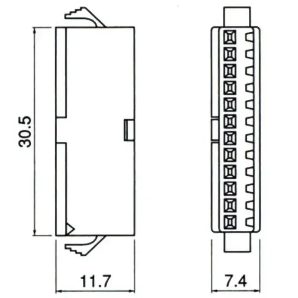 TYCLON Intermediate Connection Connector SM Series Plug Housing > SMP-12V-NC - Image 2