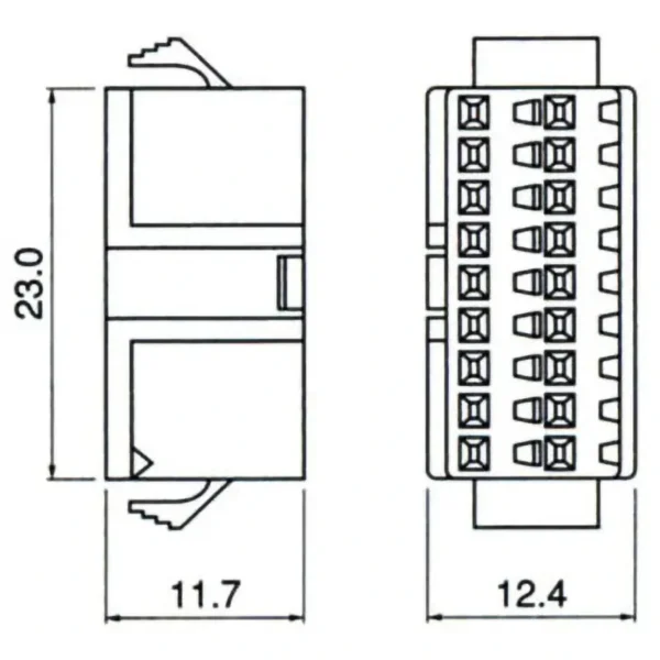 TYCLON Intermediate Connection Connector SM Series Plug Housing > SMP-18V-BC - Image 2