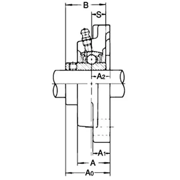 NSK (Nippon Seiko Kabushiki Kaisha) Square Flange Type Unit > UCF213 - Image 3