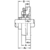 NSK (Nippon Seiko Kabushiki Kaisha) Square Flange Type Unit > UCF214 - Image 3