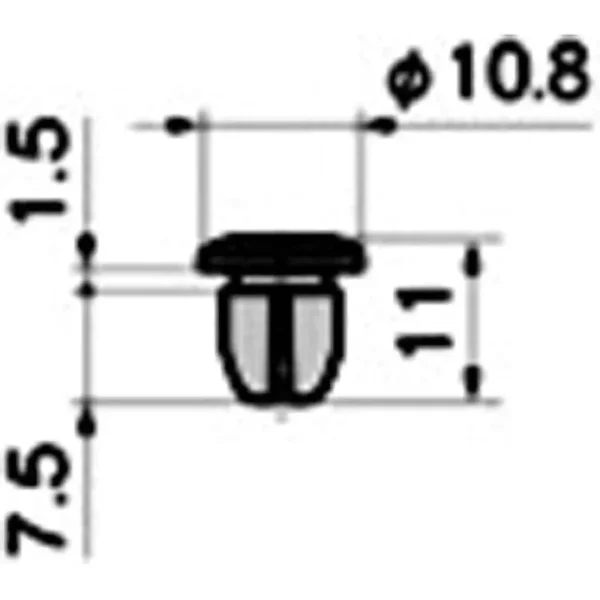 LAMP(Sugatsune) Nylatch >CP-522-2-5 Black(set) - Image 2