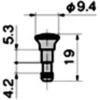 LAMP(Sugatsune) Nylatch >CP-522-3-5 Black(set)