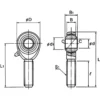 NTN｣ｬ Rod End｣ｬ POS Type (Left Thread Type) POS10L - Image 2