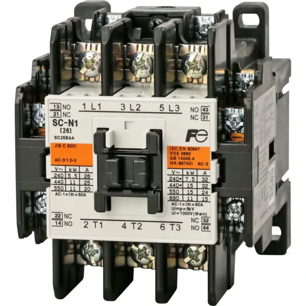 Mitsubishi Electric Standard Electromagnetic Contactor(Without Case Cover) >SC-N1 Coil AC100V 2a2b