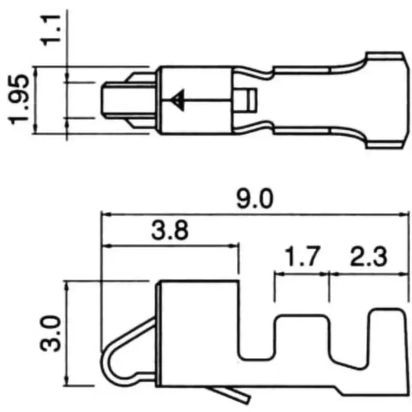 TYCLON Intermediate Connection Connector NH SM Series BHF-001T-0.8BS - Image 2
