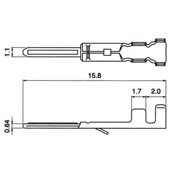 TYCLON Intermediate Connection Connector NH SM Series  SYM-001T-P0.6 - Image 2