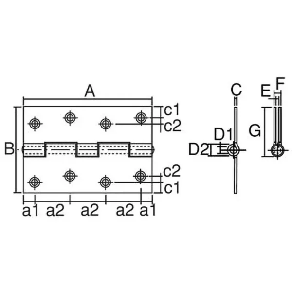 LAMP(Sugatsune) Stainless Steel Hinge > ST-888-102HL - Image 2