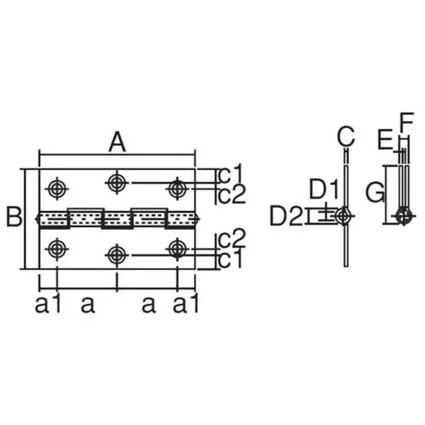 LAMP(Sugatsune) Stainless Steel Hinge > ST-888-64HL - Image 2