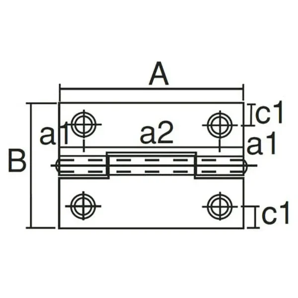 LAMP(Sugatsune) Stainless Steel Hinge > ST-550-25 - Image 2