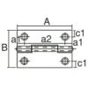 LAMP(Sugatsune) Stainless Steel Hinge > ST-550-32 - Image 2