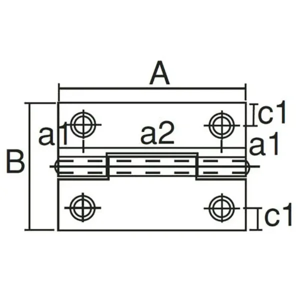LAMP(Sugatsune) Stainless Steel Hinge > ST-550-32 - Image 2