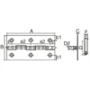 LAMP(Sugatsune) Stainless Steel Hinge > ST-550-51 - Image 2