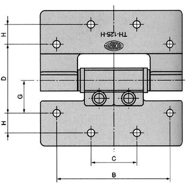 RYOBI Free-Stop Hinge >TH-125-H - Image 2