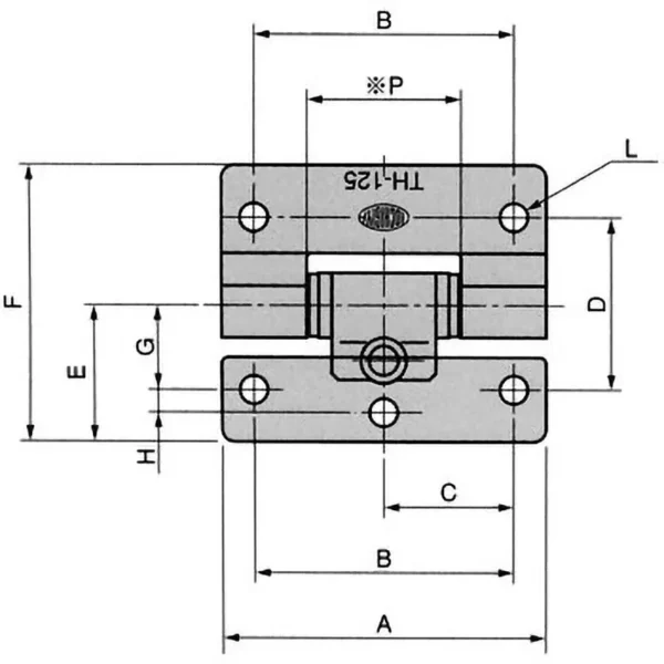 RYOBI Free-Stop Hinge >TH-125-2 - Image 2