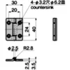 LAMP(Sugatsune) Compact Flat Torque Hinge > BP-151-1