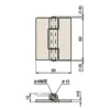 LAMP(Sugatsune) Heavy-Duty Iron Hinge > B-54-3 - Image 2
