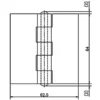 LAMP(Sugatsune) Heavy-Duty Iron Hinge > B-45-64 - Image 2
