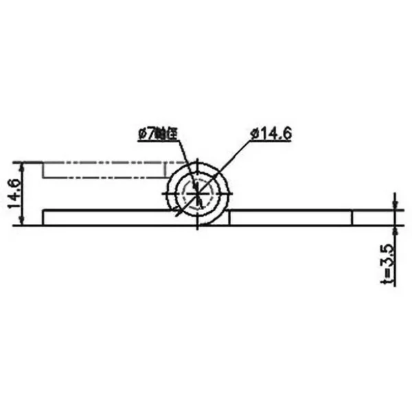 LAMP(Sugatsune) Heavy-Duty Iron Hinge > B-45-76 - Image 3