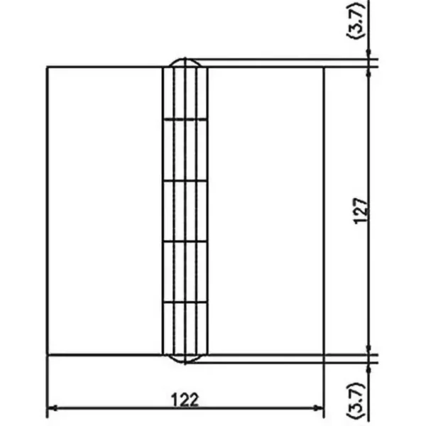 LAMP(Sugatsune) Heavy-Duty Iron Hinge > B-45-127 - Image 2