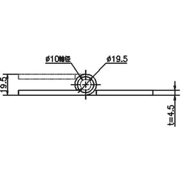 LAMP(Sugatsune) Heavy-Duty Iron Hinge > B-45-127 - Image 3