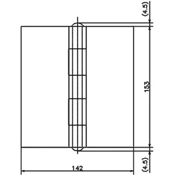 LAMP(Sugatsune) Heavy-Duty Iron Hinge > B-45-153 - Image 2