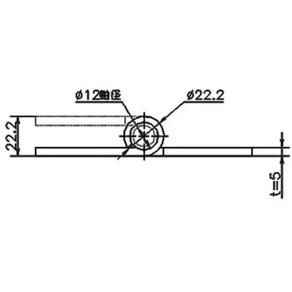 LAMP(Sugatsune) Heavy-Duty Iron Hinge > B-45-153 - Image 3