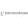 LAMP (Sugatsune) Multi-Roller Linear Guide Rail > MLG20-300 - Image 2