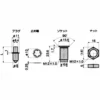 LAMP(Sugatsune) Cam Lock Fastener > C-536-3 - Image 2