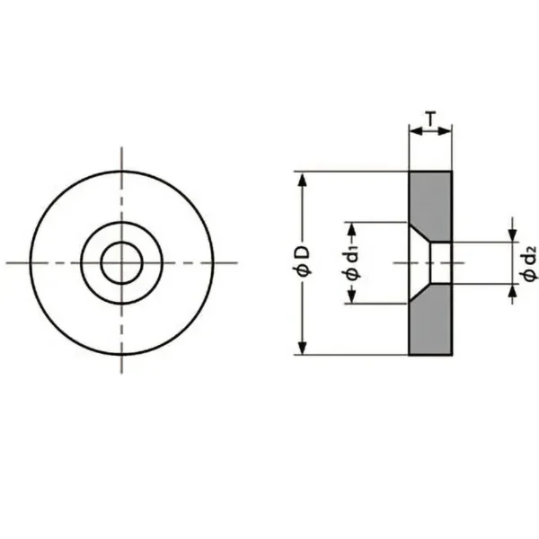 LAMP(Sugatsune) Magnet Catch Base >W12 - Image 2