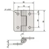 LAMP(Sugatsune) Offset Hinge >TH-62SUS - Image 2