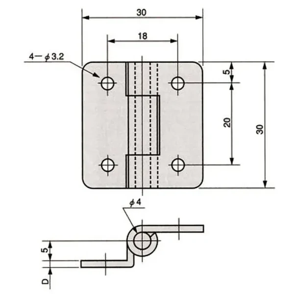 LAMP(Sugatsune) Offset Hinge >TH-62SUS - Image 2