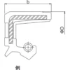 NOK Oil Seal Type T NBR > MT12287 - Image 2