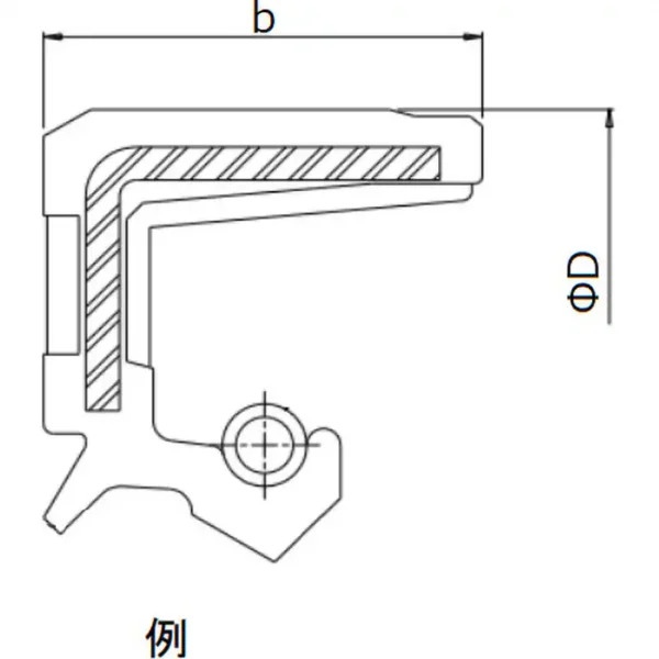 NOK Oil Seal Type T NBR > MT12287 - Image 2