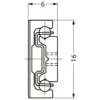 LAMP(Sugatsune) Aluminum Alloy Linear Mini Slide Rail ARL2-16 > ARL2-16-70 - Image 4