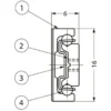 LAMP(Sugatsune) Aluminum Alloy Linear Mini Slide Rail ARL2-16 > ARL2-16-70 - Image 5