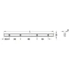 LAMP(Sugatsune) Guide Rail 17mm for Grooved Drawer > 430.15.738 - Image 3