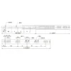 LAMP(Sugatsune) Ball Bearing Rail FL35 3-Section Detachable Type Zinc Plating > 422.25.258 - Image 2