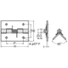LAMP(Sugatsune) Stainless Steel Spring Hinge > TSH-51C - Image 2